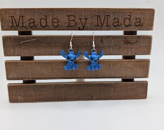 stitch inspired dangle earrings
