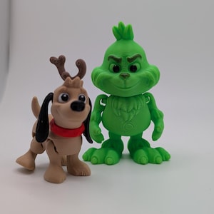 GRINCH & MAX articulated playset- 2 sizes