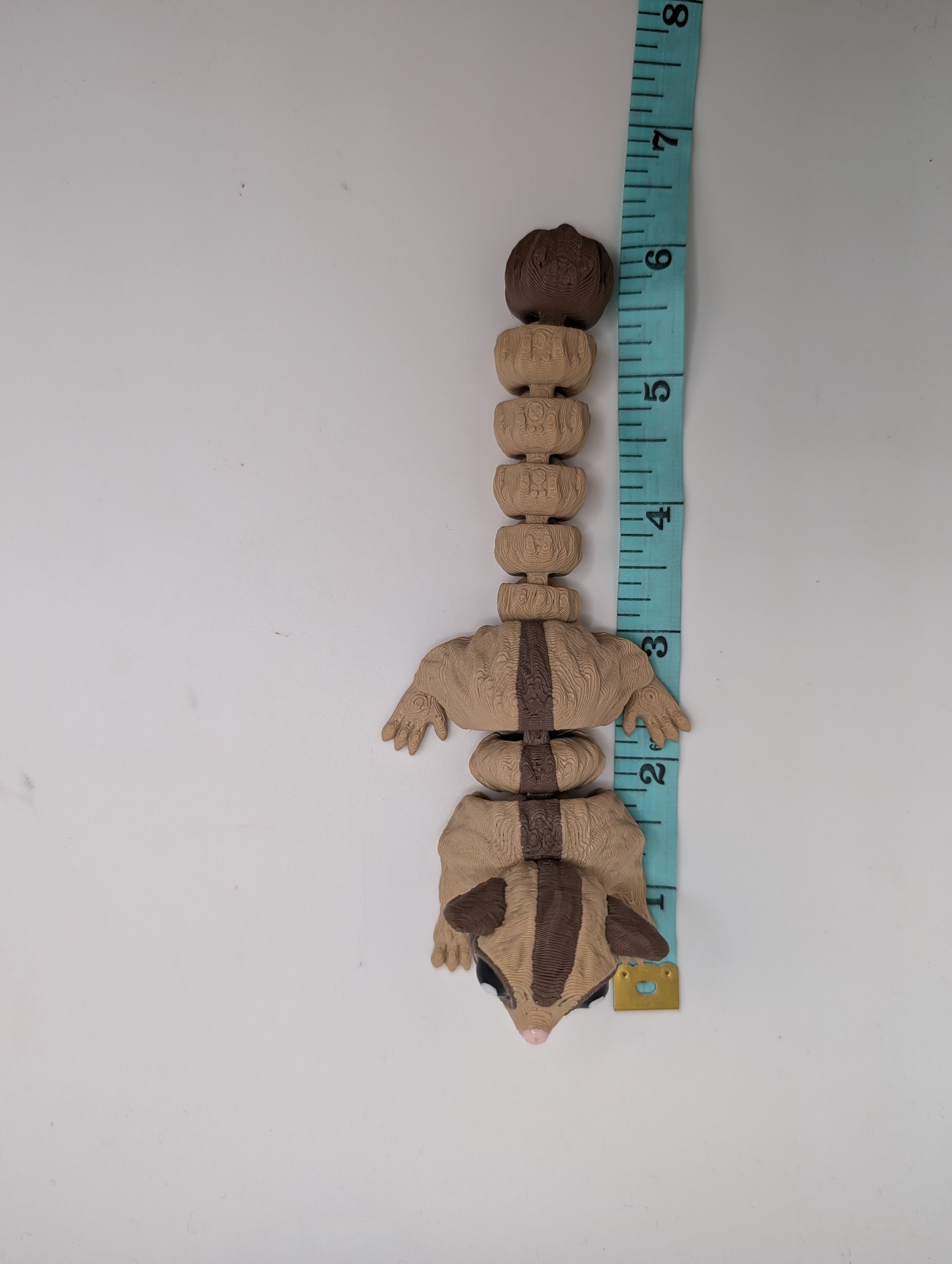 thumbnail image 2 of Articulated Sugar Glider Fidget Toy – Poseable White Gliders 2 of 14