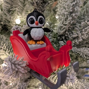 Adorable pingüino de dibujos animados - Articulado - Regalo perfecto