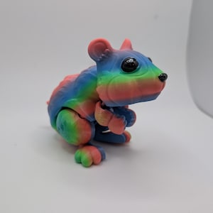 Uroczy, kolorowy, stawowy chomik