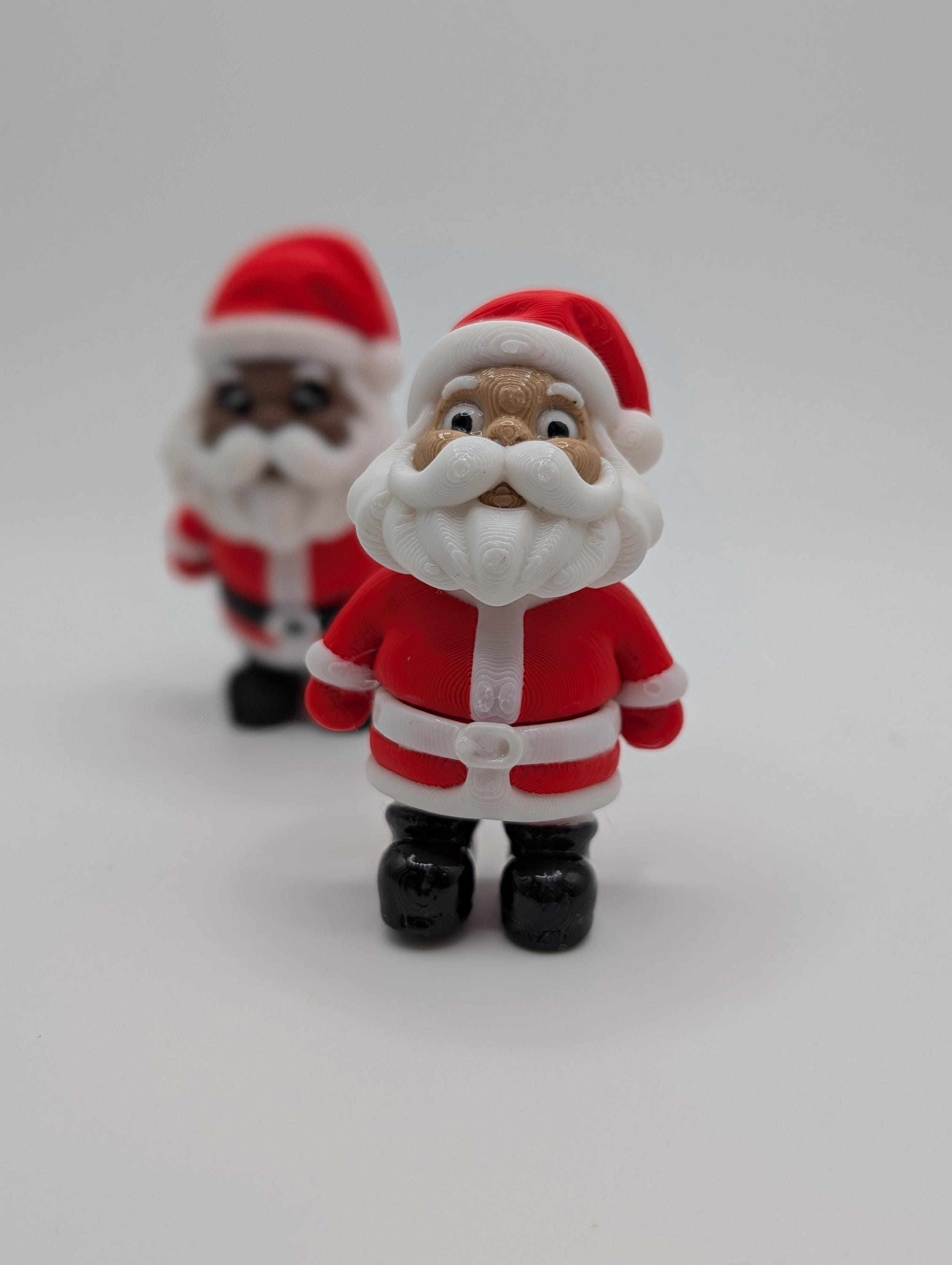 SANTA- Articulated- Light Skin or Dark Skin - Etsy