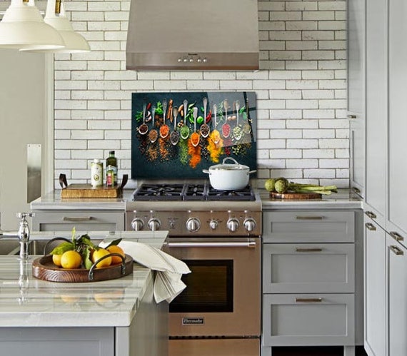 tempered glass back splash