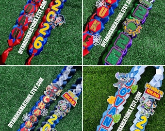 Kids Graduation Lei/ TWO Character theme  Lei  /Graduation 2025