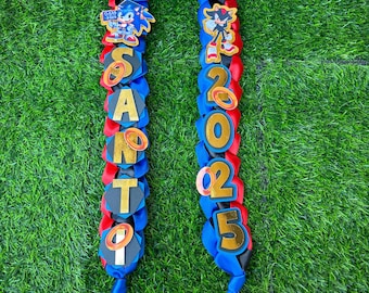 Kids Character  Graduation Lei /sonic /Graduation/Cutouts