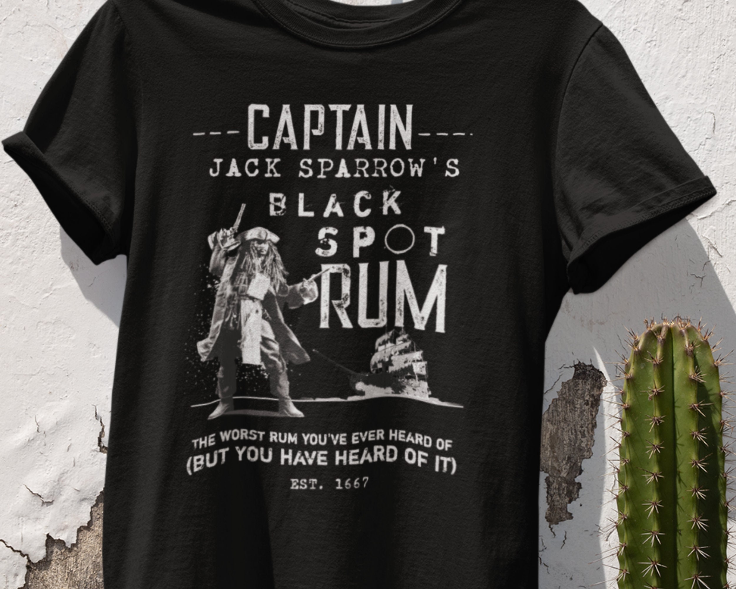 Buy Funny Pirates of the Caribbean T-shirt Vintage Jack Rum Ride Online in  India 