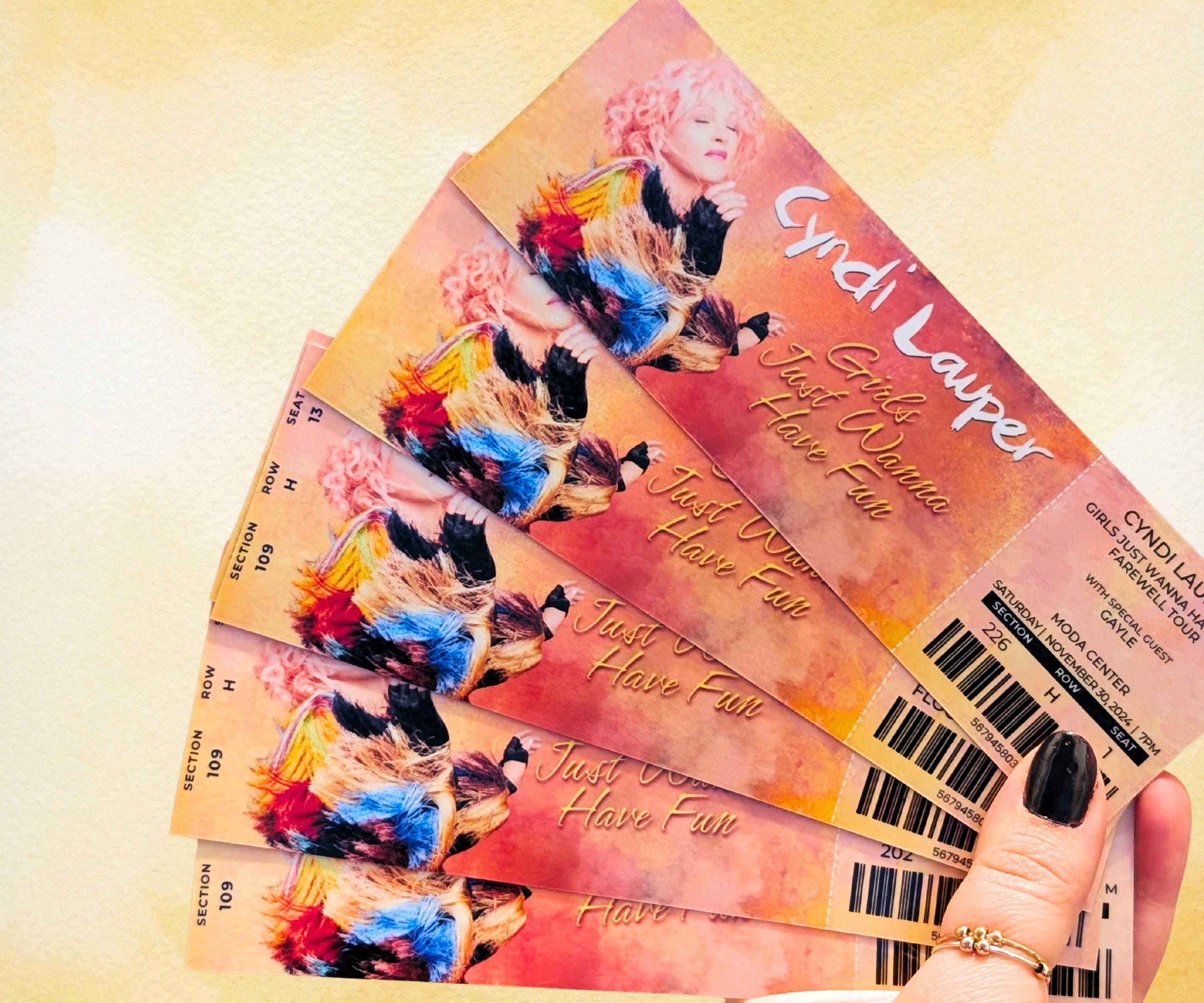 Cyndi Lauper 35th Anniversary Tour グッズ Cyndi Lauper／#シンディローパー】 🛍️グッズ情報公開