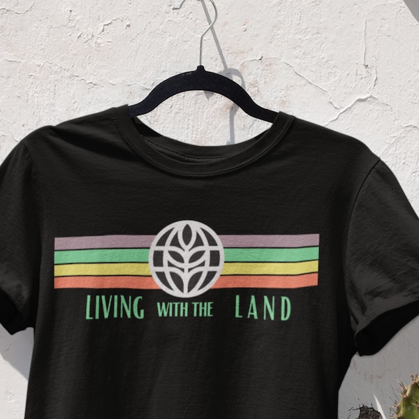 Cute Living with the Land Shirt | Retro ride T-Shirt