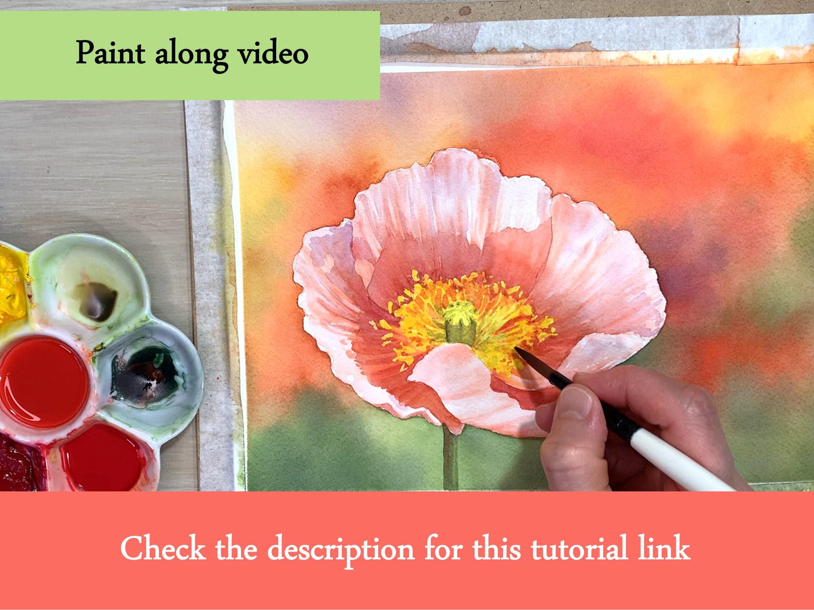 Flower Painting Outline to Trace, Poppy Flower Printable Floral ...
