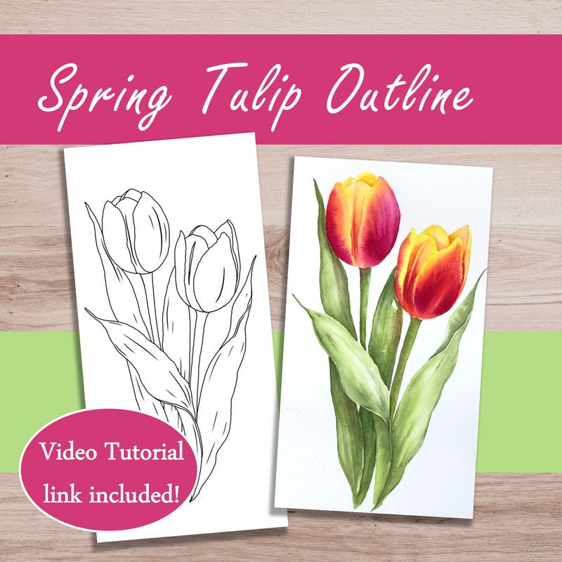 Easter Paint Outline Etsy