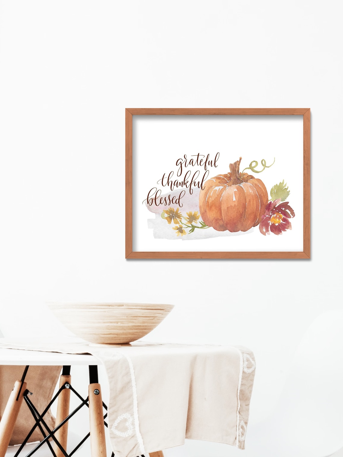 Give Thanks to the Lord Printable, Thanksgiving Bible Verse Set of 4 Prints, Grateful Thankful ...