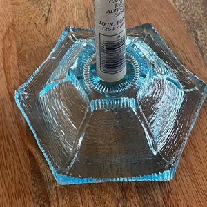 Vintage Glass Candle Holder