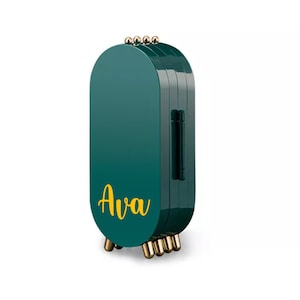 Organizador de joyas plegable personalizado / Organizador de pendientes / Caja organizadora de joyas / Soporte de anillo de pendiente de collar / El mejor regalo para ella