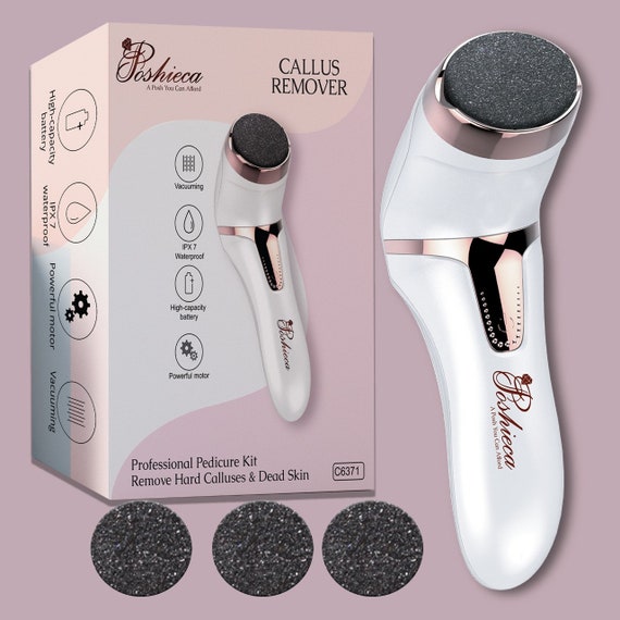 Electric Foot Callus Remover Pedicure Kit Foot File Dual Speed Setting  Cordless Rechargeable Professional SPA Ideal Gift 