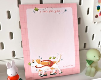 Puppy-postbode Kladblok | Hondenbriefpapier