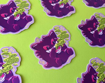Matcha Gengar - vinylsticker 3" | Pokemon