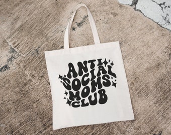 Anti Social Moms Club SVG, PNG, EPS, Cricut Cut-bestand (digitale download)
