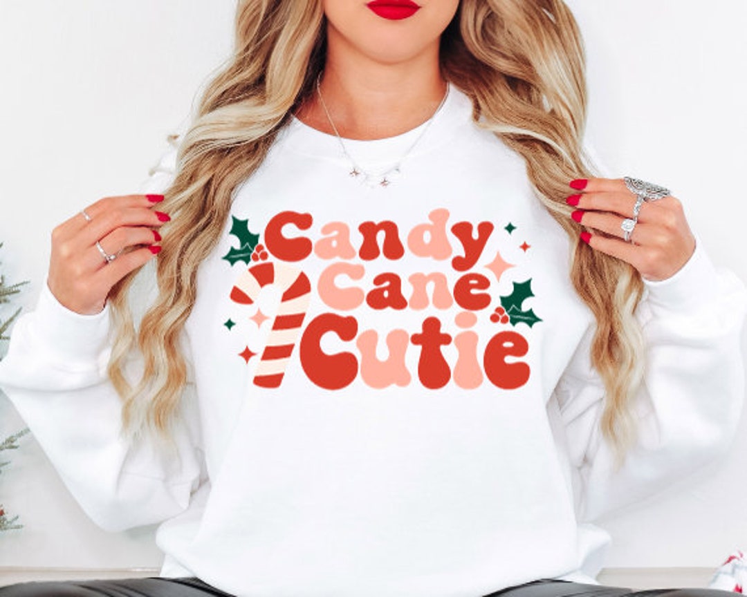Candy Cane Cutie, Holiday, Christmas, SVG PNG EPS - Etsy