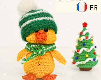 Canard Tutoriel d’un amigurumi au crochet - stuffed duck bird pattern - LaCigogne design - FRENCH pattern ONLY