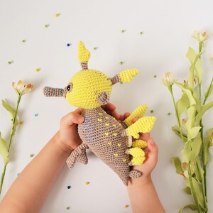 Seadragon crochet pattern - Sea creature toy - Amigurumi animal pattern - Nautical nursery decor - LaCigogne - ENGLISH image 4