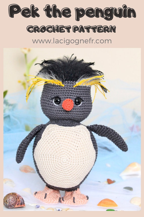 Pek Le Pingouin Patron D Un Amigurumi Au Crochet En Français Penguin Toy  Crochet Pattern Amigurumi Penguin Pattern Lacigogne Design -  Denmark