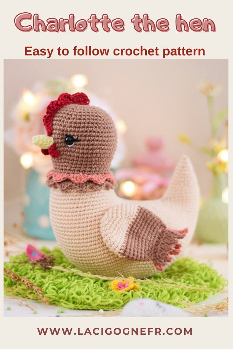 Modèle de poulet au crochet Amigurumi - Tutoriel en français ...