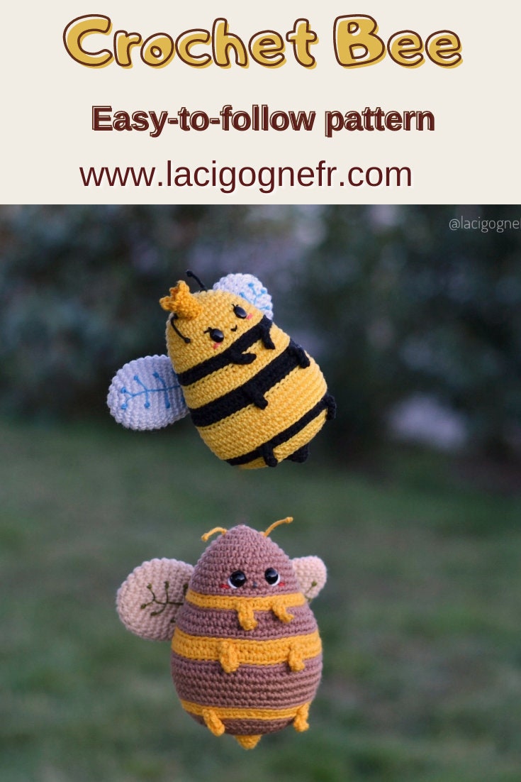 Amigurumi Bumble Bee Crochet Pattern Crochet Bee Toy Easter Etsy