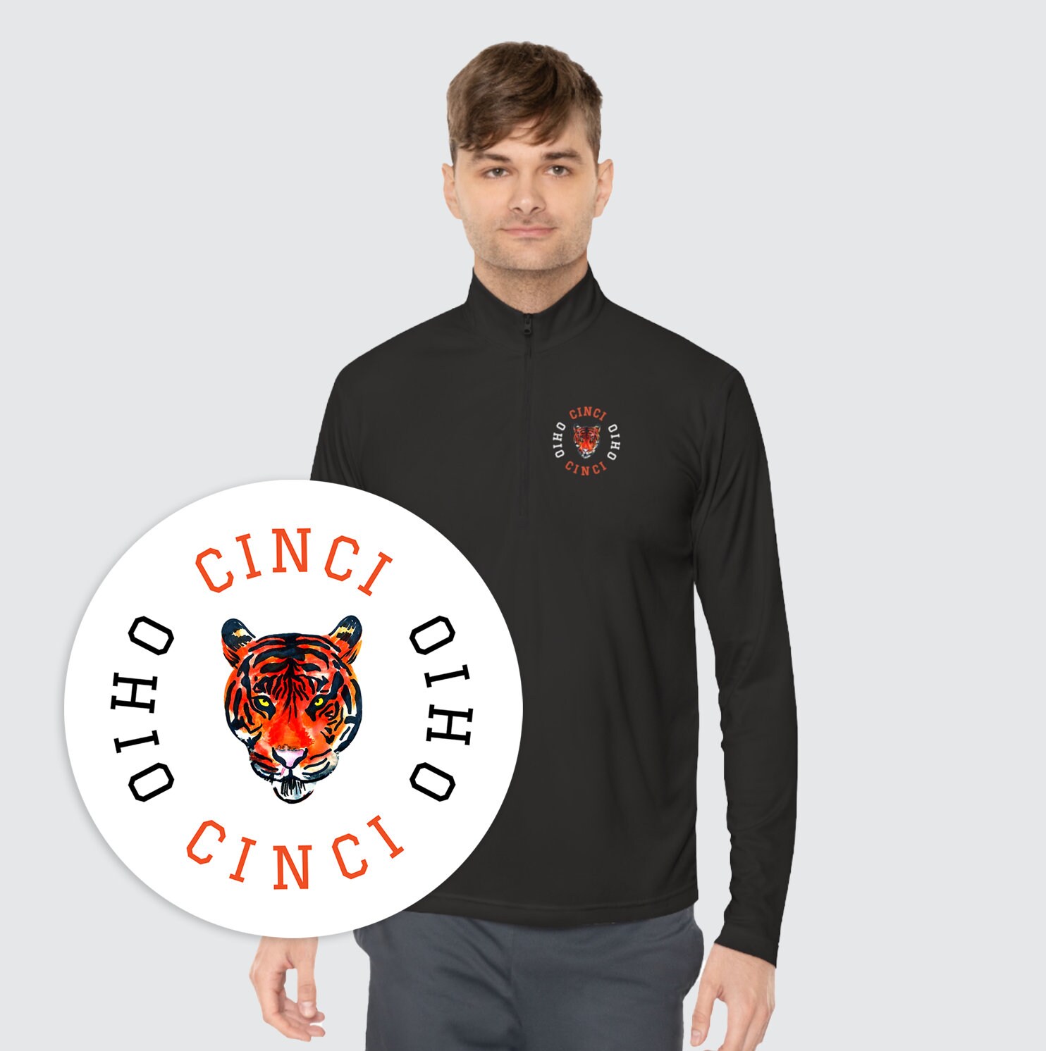 Unisex Quarter-zip Pullover - Etsy