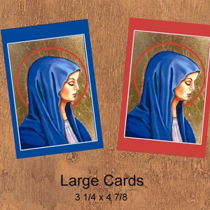 Printable Holy Card Blessed Virgin Mary Digital Holy Card Instant Download Holy Card Catholic Printable Prayer Card