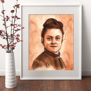 Saint Therese Lisieux  8x10 and 5x7 PRINTABLE Catholic Art Print Saint Saint Therese Lisieux Print Saint Print Digital Download