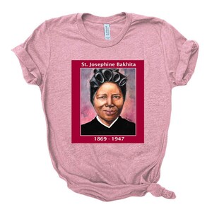 St. Bakhita T-Shirt JPG Transfers Sublimation Designs T-Shirt Transfer Images Religious Images