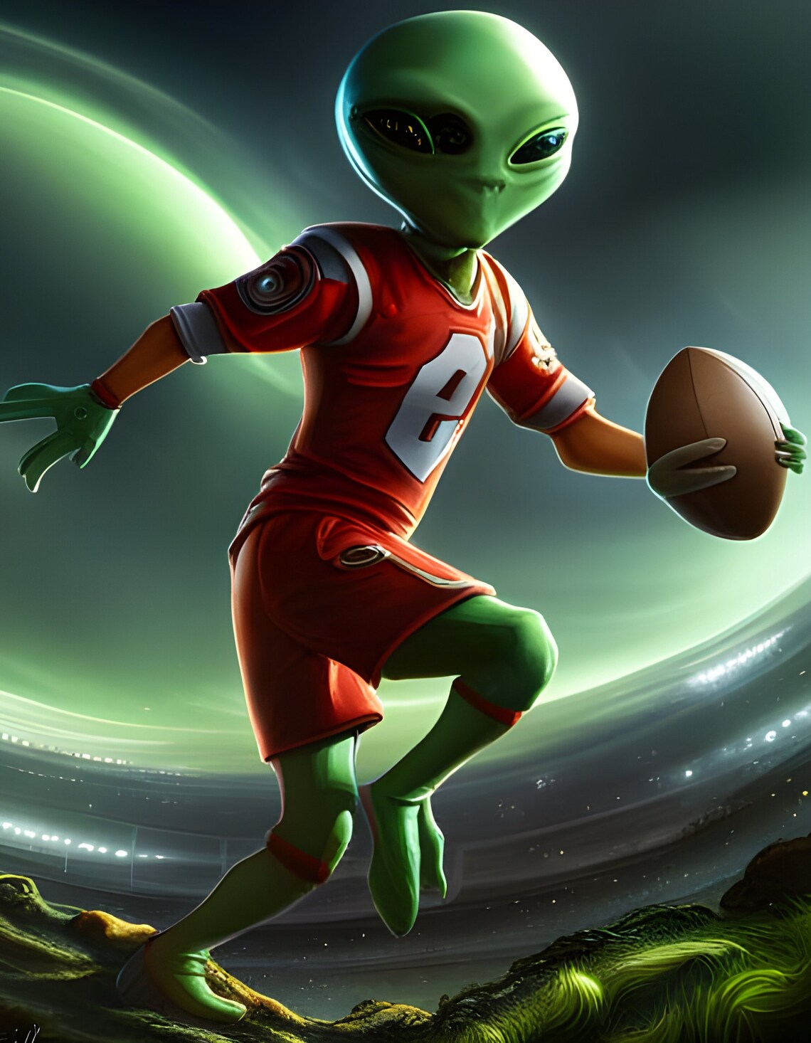 E.J. Gold "alien Sports League Football - Lester Shnargle Rookie Card ...