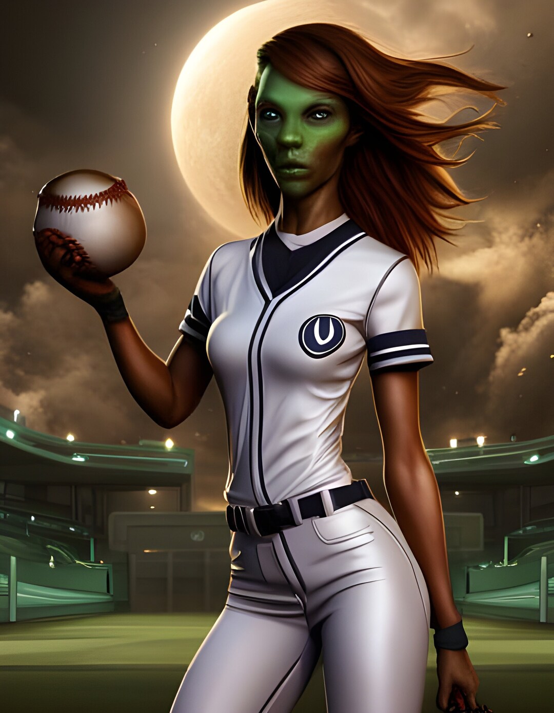 E.J. Gold "alien Sports League Baseball - Chachin Gazza Rooke Card ...