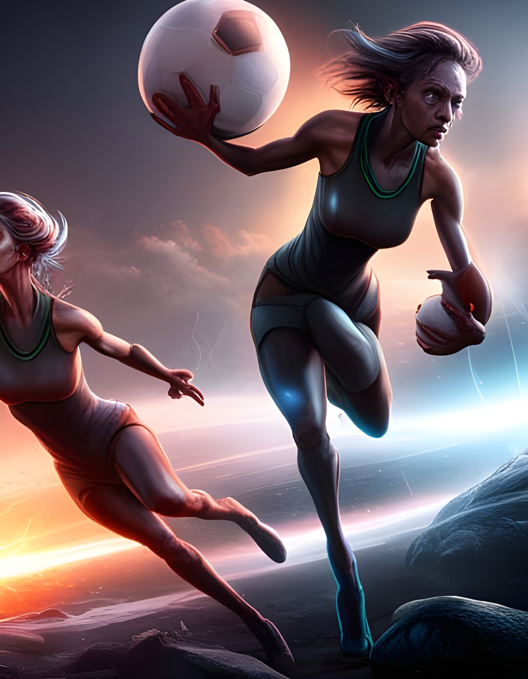 E.J. Gold "alien Sports League - Saturn City Bombers" - Generative ...