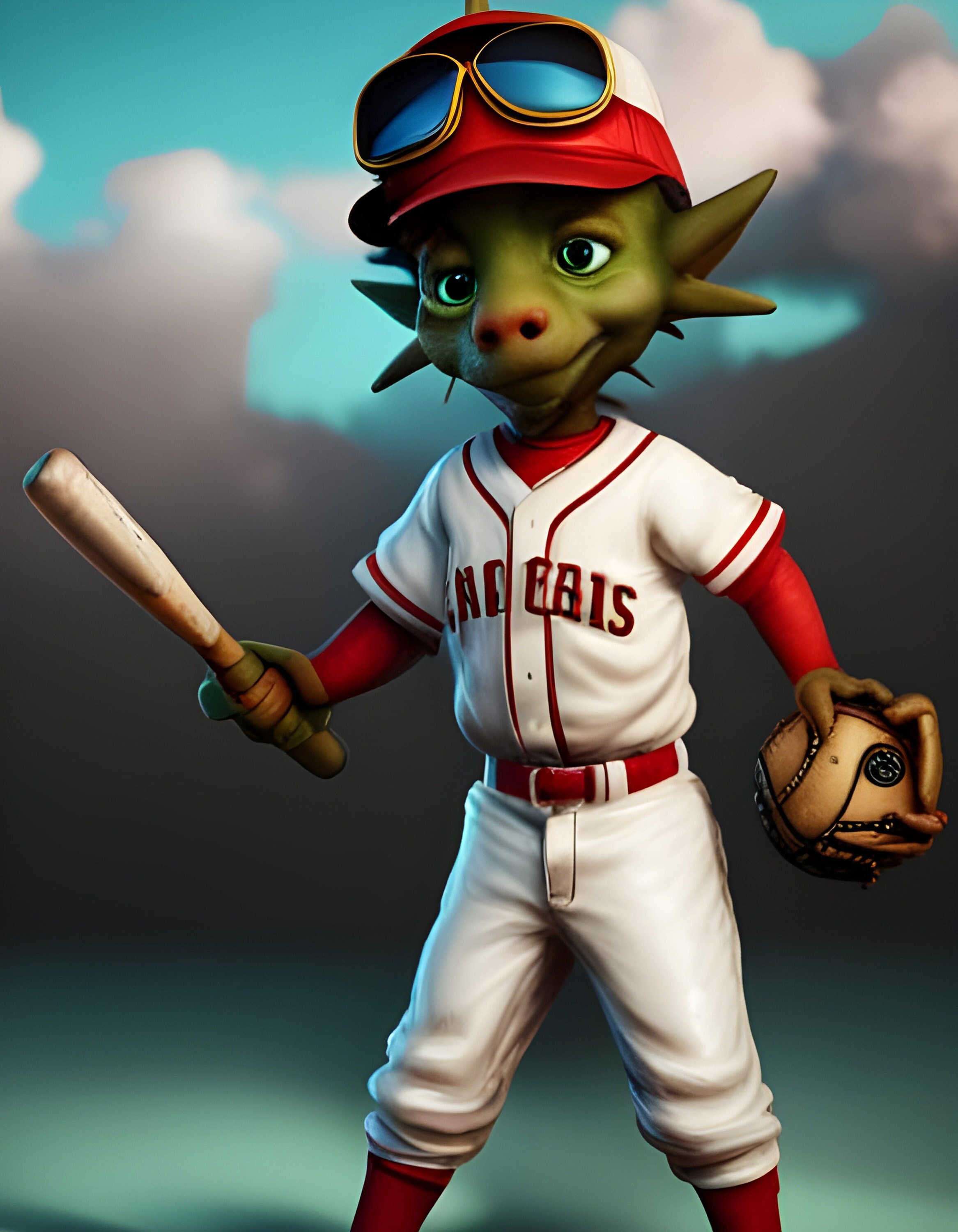 E.J. Gold "alien Sports League Baseball - Zazza Bzaa Rookie Card ...