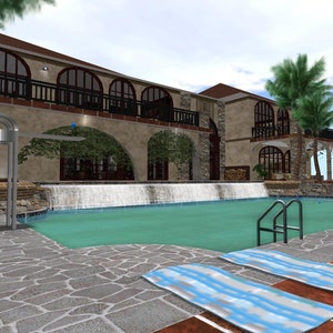 Rockwell Mansion Poolside zoom 5 backdrops