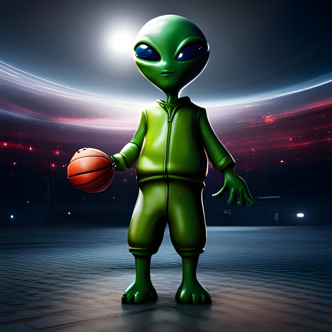 E.J. Gold "alien Sports League Basketball - Roy Mcshnargle Rookie Card ...