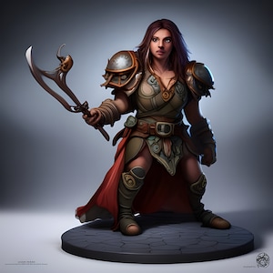 E.J. Gold &quot;D&D Female Dwarf&quot; Generative Content