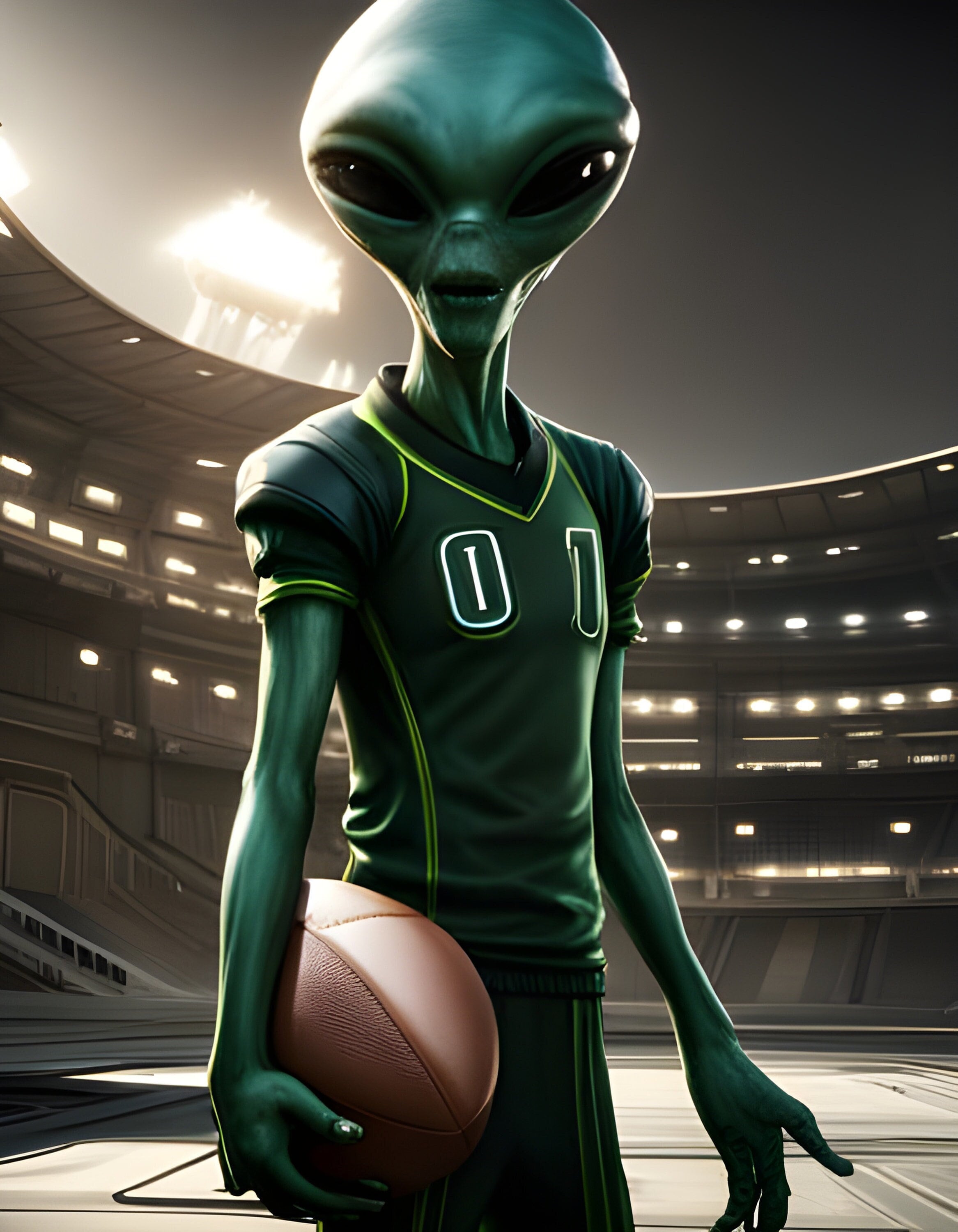 E.J. Gold "alien Sports League - Football - Lar Chra Rookie Card ...