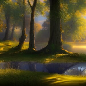 E.J. Gold &quot;Soft Landscape 01&quot; Printable Download - Generative Content