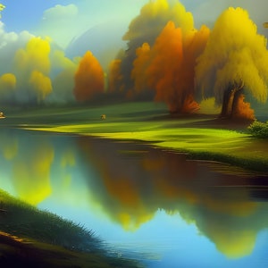 E.J. Gold - &quot;Soft Landscape 03&quot; Printable Download - Generative Content