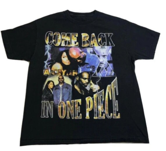 Discover DMX X Aaliyah Rap Hip Hop Come Back In One Piece T Shirt, Cool T-Shirt, Streetwear T-Shirt, Unisex T-Shirt, Graphic T-Shirt