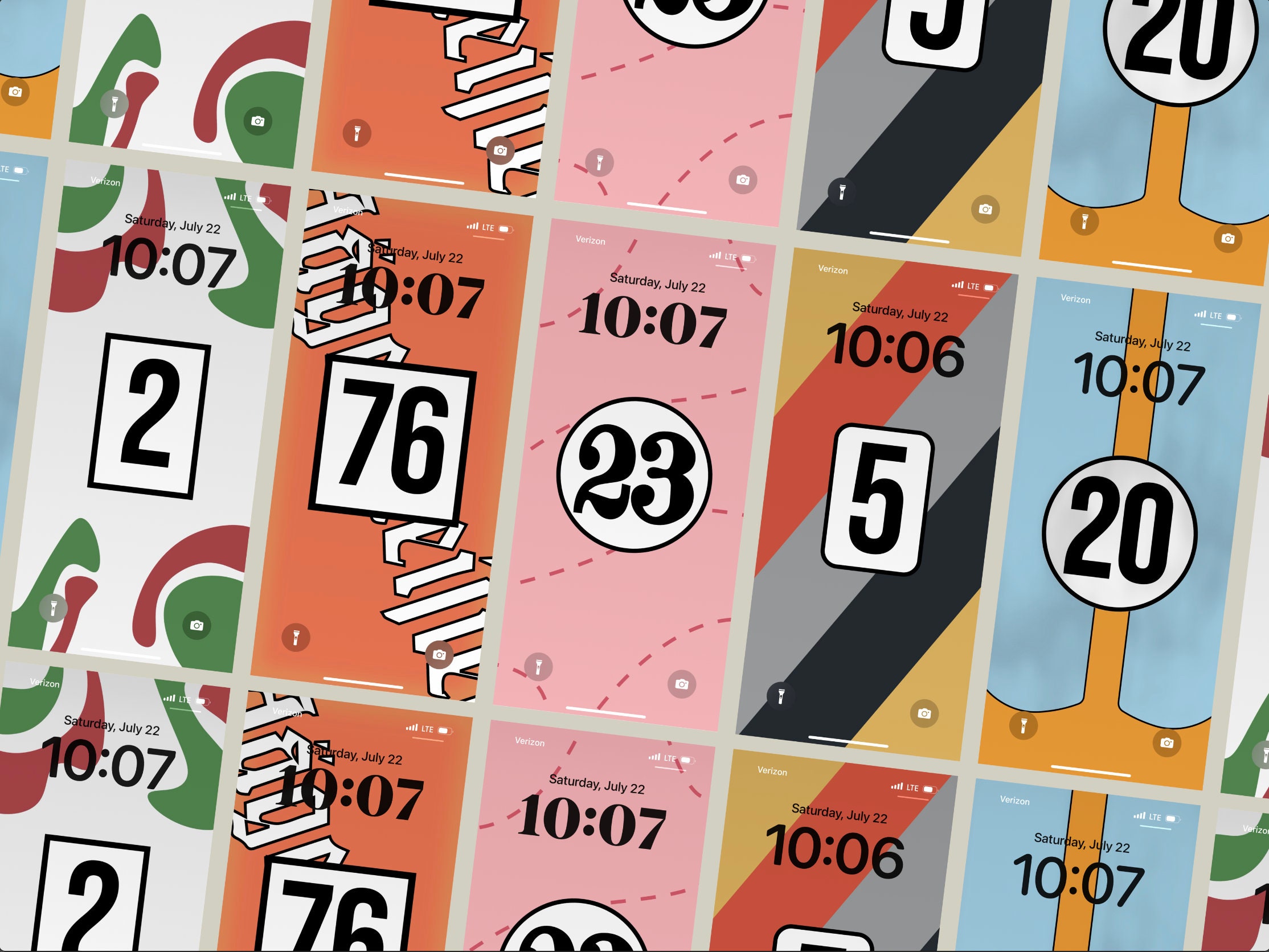 Livery Phone Wallpaper Set for motorsport fans
