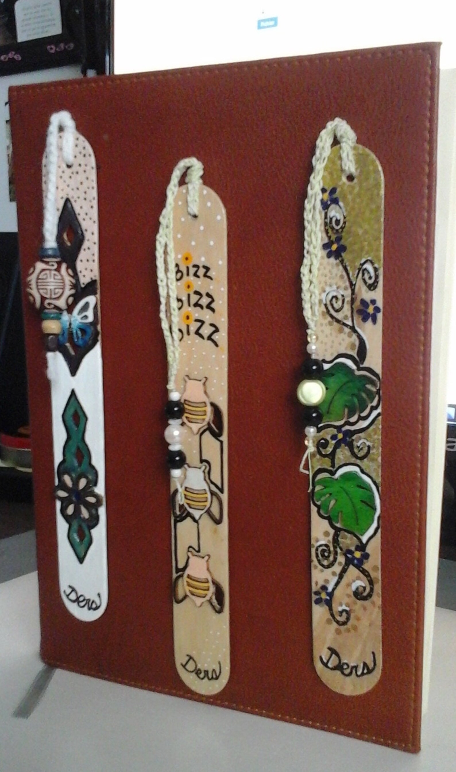 Bookmarks bookmark in Carved Wood of 20cm Perfect for Etsy
