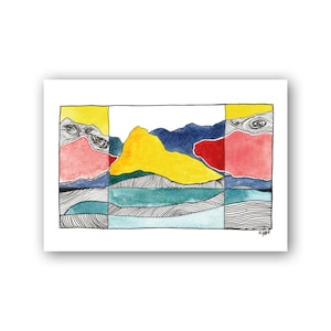 Paysage pastel