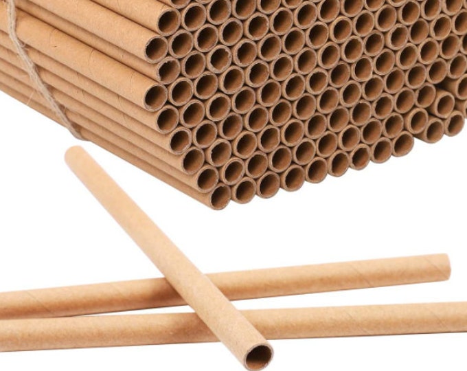 Bee Nesting Tubes Paper Cardboard Replacement Refills Bee Houses, Bee