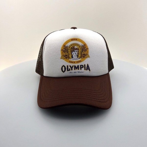 Vintage Olympia Beer Trucker Hat Mesh Hat Snap Back Hat nuevo ajustable