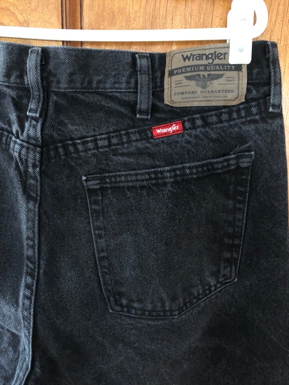 WRANGLER black jeans / 34” waist  / straight leg … - image 5
