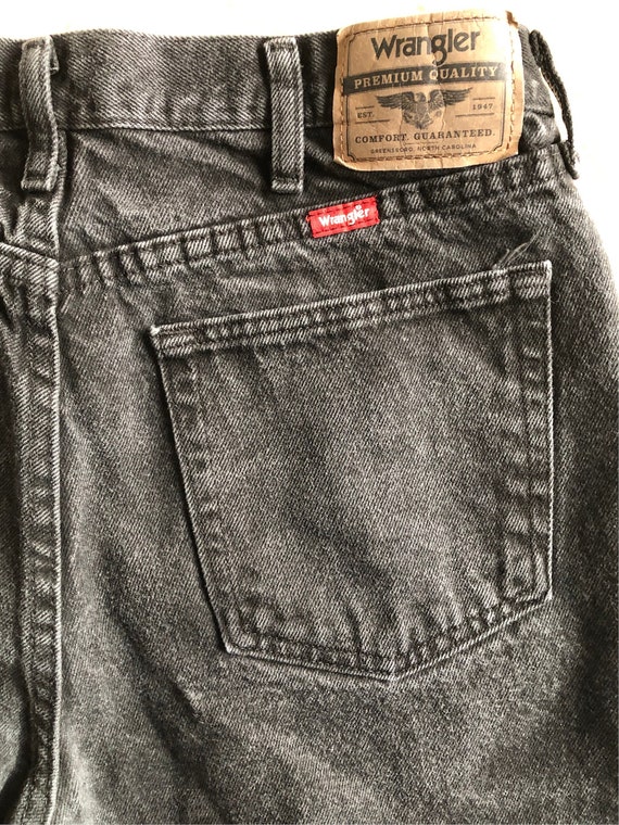 WRANGLER black jeans / 34” waist  / straight leg … - image 4