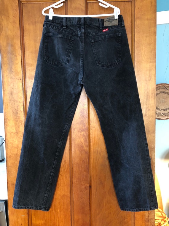 WRANGLER black jeans / 34” waist  / straight leg … - image 3